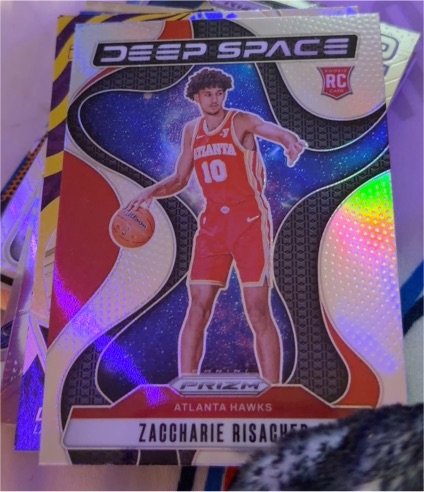 2022 Panini Prizm Deep Space #DS-ZR Zaccharie Risacher — front