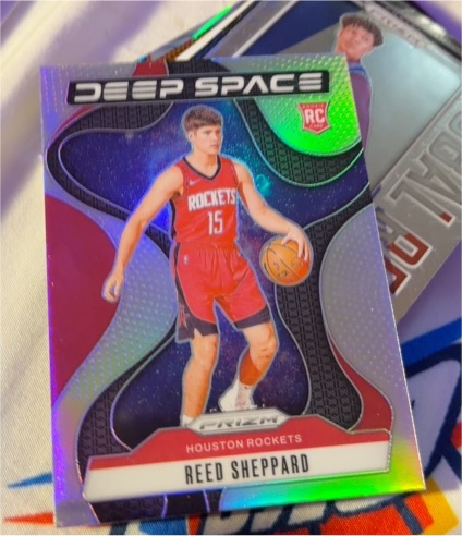 2022 Panini Prizm Deep Space RC Reed Sheppard — front