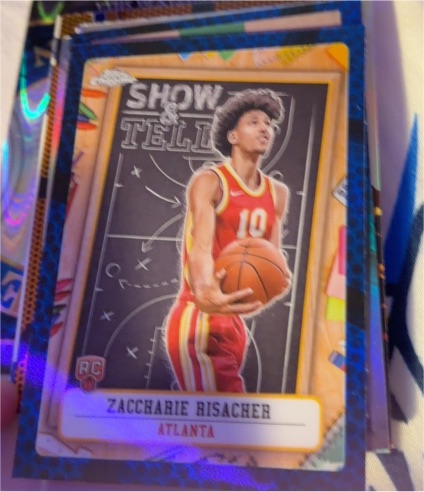 2023 Topps Show & Tell #Zaccharie Risacher — front