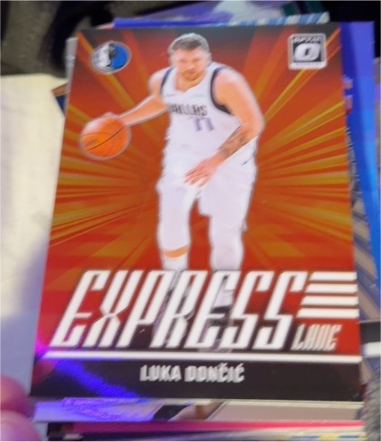 2020 Panini Donruss Optic Express Lane #EXP-1 Luka Dončić — front