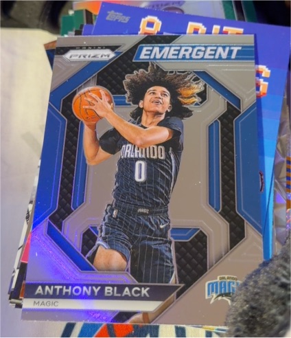 2022 Panini Prizm Emergent #EM-AB Anthony Black — front