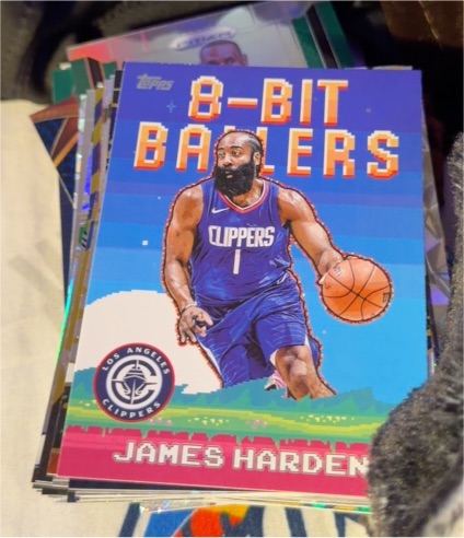 2023 Topps 8-Bit Ballers James Harden — front