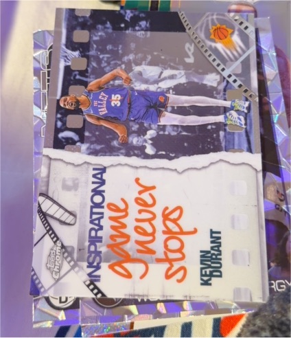 2022 Panini Chronicles Inspirational Kevin Durant — front