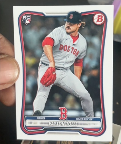 2022 Bowman #RC Payton Tolle — front