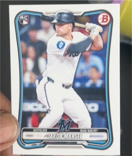 2022 Bowman #RC Jakob Marsee — front