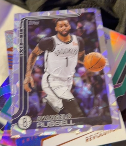 2020 Topps NBA #1 D'Angelo Russell — front