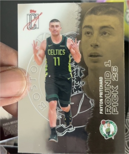 2020 Topps Chrome #Round 1 Pick 26 Payton Pritchard — front