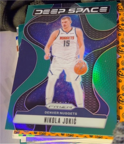 2020 Panini Prizm Deep Space Nikola Jokic — front