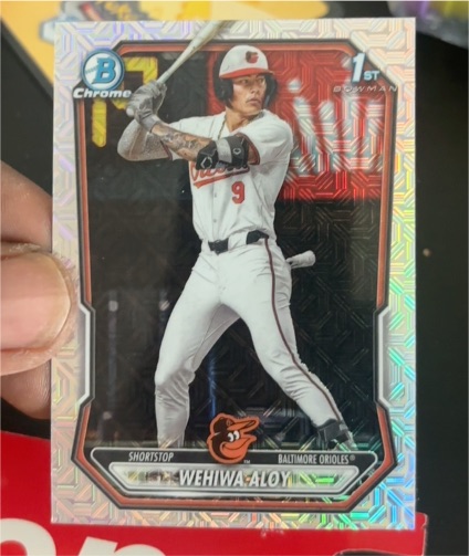 2023 Bowman Chrome #1st Bowman Wehiwa Aloyi — front