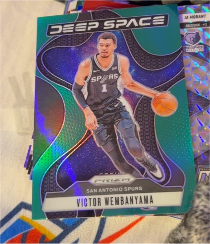 2023 Panini Prizm Deep Space Victor Wembanyama — front