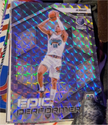 2020 Panini Mosaic #12 Ja Morant Epic Performer — front