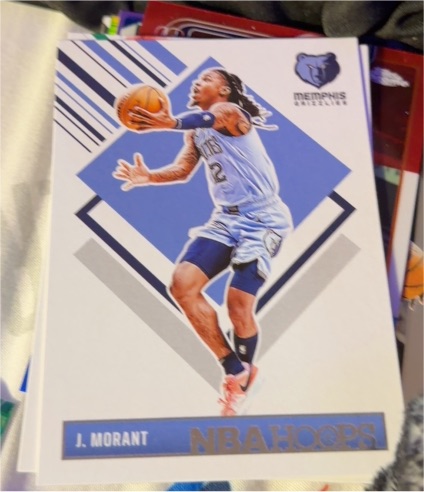2020 NBA Hoops #16 Ja Morant — front