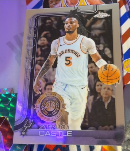 2023 Topps Chrome #24 Stephon Castle — front