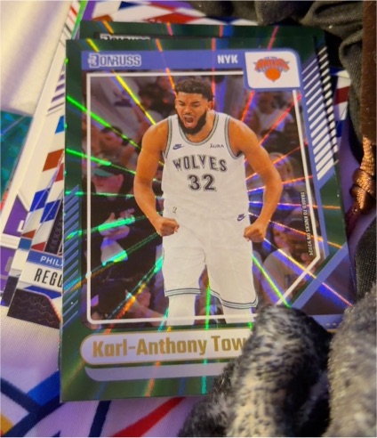 2021 Donruss #NYK Karl-Anthony Towns — front