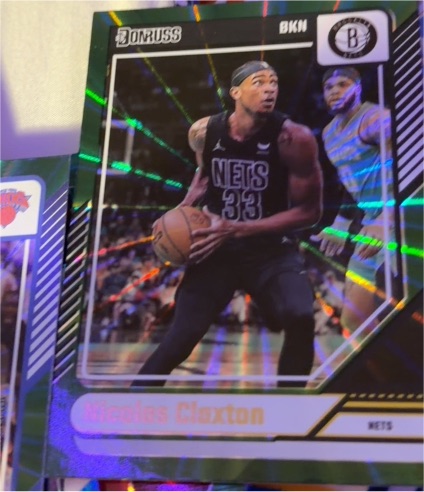 2020 Donruss Basketball #BKN Nicolas Claxton — front