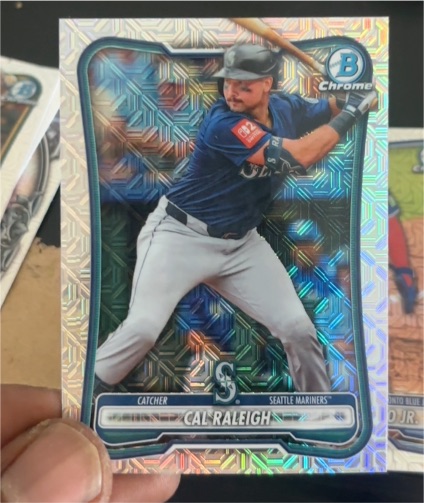 2021 Bowman Chrome Cal Raleigh — front