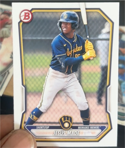 2023 Bowman #BTP-1 Jesús Made — front