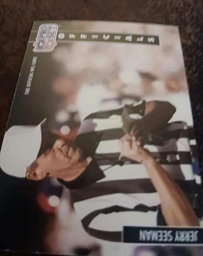 1991 The Official NFL Pro Line Collection Jerry Seeman — front