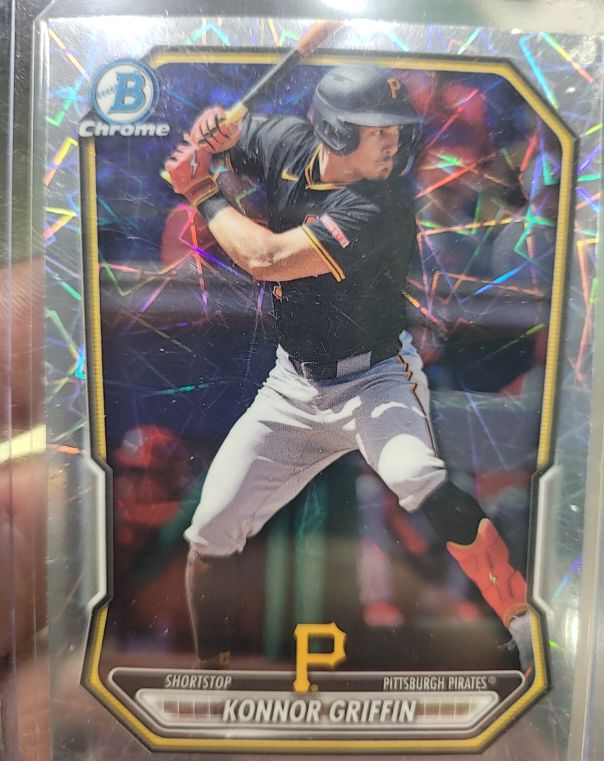 2022 Bowman Chrome #BCP-1 Konnor Griffin — front