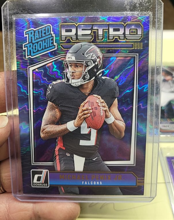 2022 Donruss Rated Rookie Retro #RR-1 Michael Penix Jr. — front