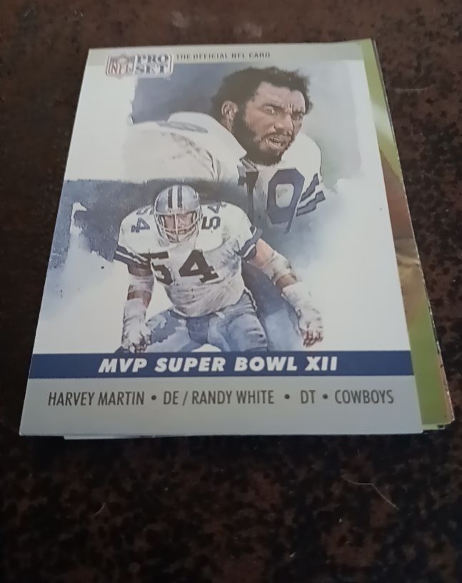 1991 Pro Set MVP Super Bowl XII #MVP Harvey Martin & Randy White — front