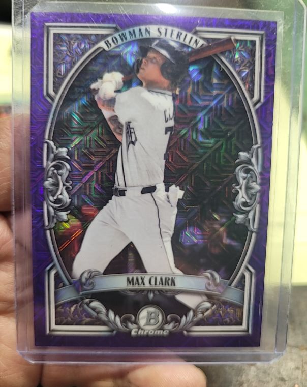 2022 Bowman Sterling Chrome #BSP-17 Max Clark — front