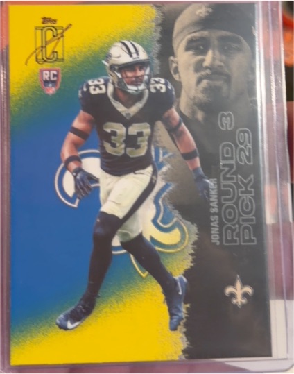2020 Topps Dynasty #29 Jonas Sankey — front