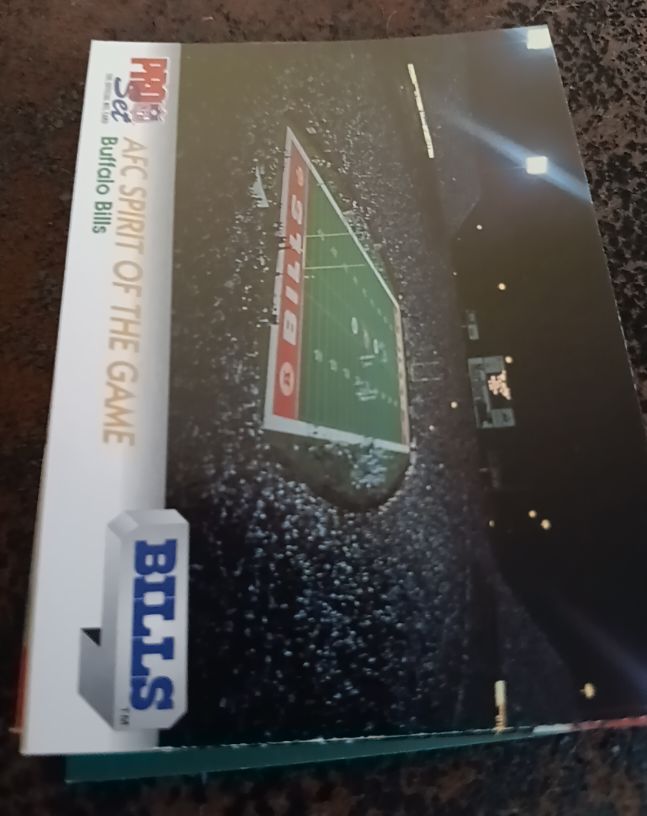 1990 Pro Set AFC Spirit of the Game Buffalo Bills — front