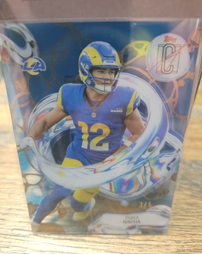 2023 Topps Chrome ICE #3 Puka Nacua — front