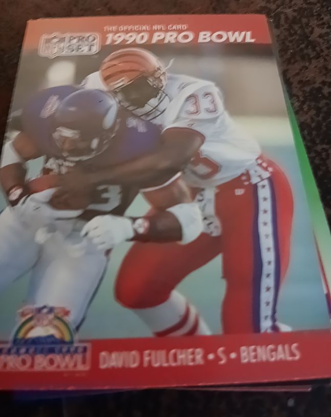 1990 Pro Set #1990 Pro Bowl David Fulcher — front