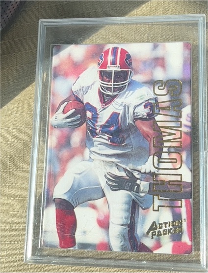 1991 Action Packed #34 Thurman Thomas — front