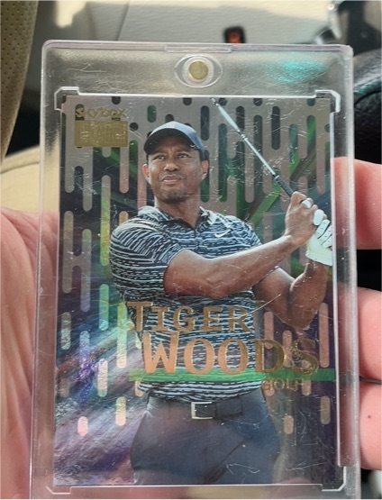 1997 SkyBox Impact #1 Tiger Woods — front