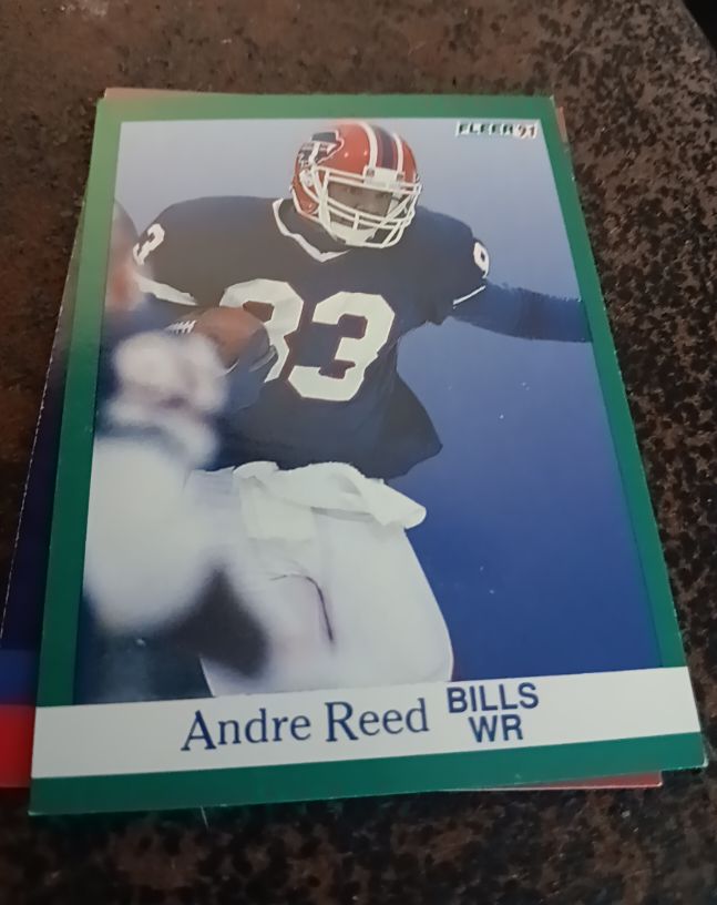 1991 Fleer Andre Reed — front