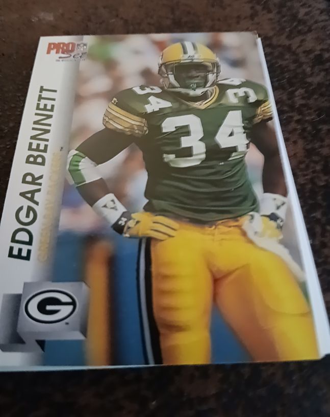 1991 Pro Set #34 Edgar Bennett — front