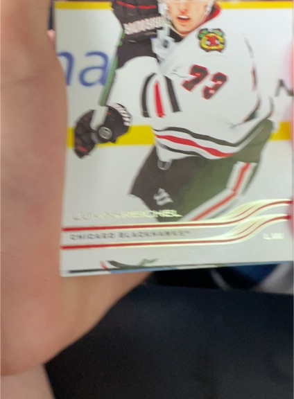 2022 Upper Deck Lukas Reichel #L-19 — front