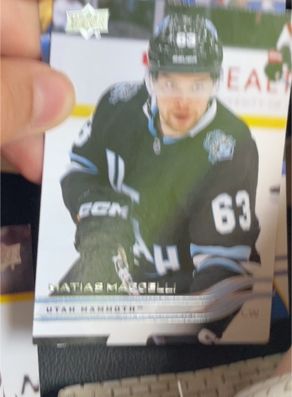 2021 Upper Deck #63 Matias Maccelli — front