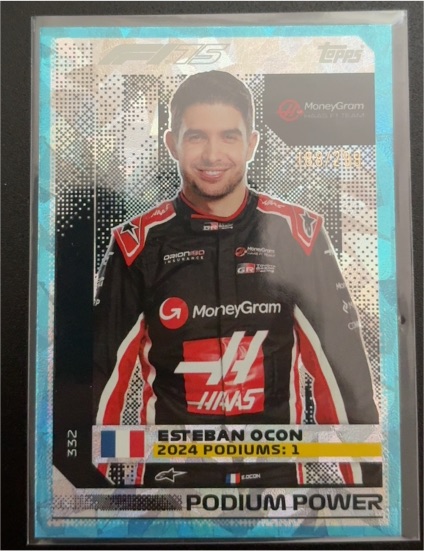 2024 Topps F1 #332 Esteban Ocon — front