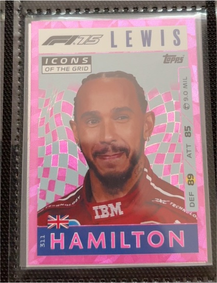 2023 Topps F1 75 Icons of the Grid #311 Lewis Hamilton — front