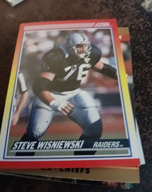 1991 Score #76 Steve Wisniewski — front