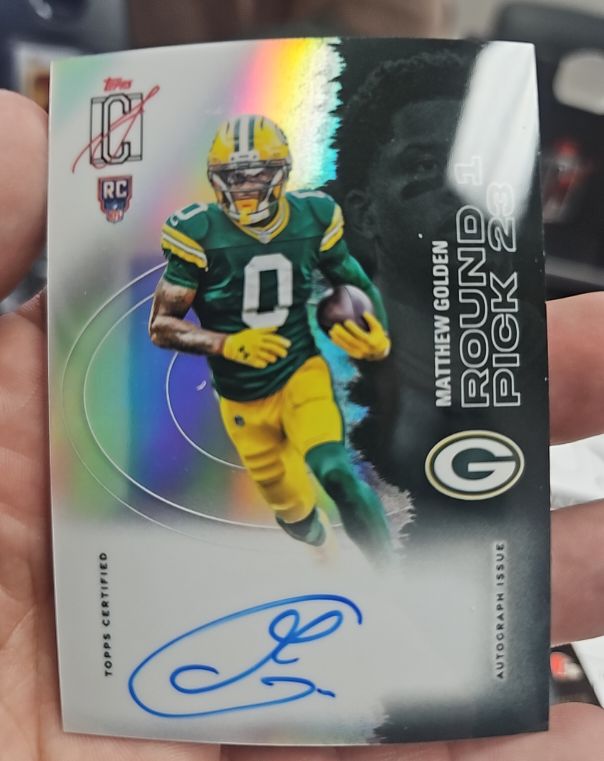 2023 Topps Chrome #Round Pick 23 Matthew Golden — front
