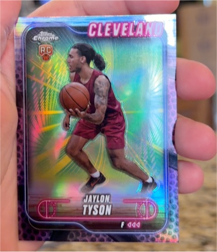 2022 Topps Chrome #444 Jaylon Tyson — front