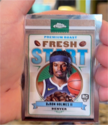 2022 Panini Contenders Fresh Start Daron Holmes II RC — front