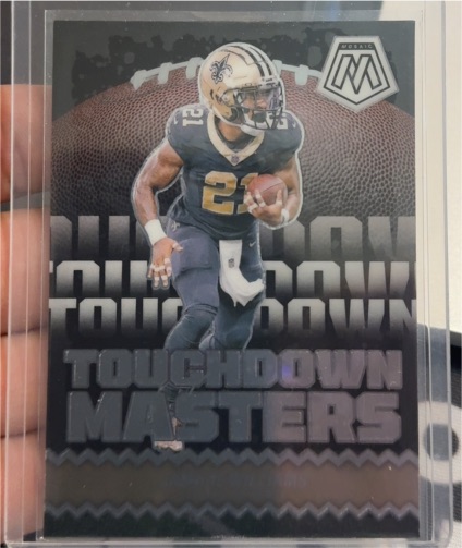 2020 Panini Mosaic Touchdown Masters #TM-1 Alvin Kamara — front