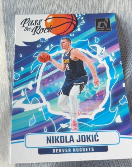 2020 Donruss Pass the Rock Nikola Jokić — front