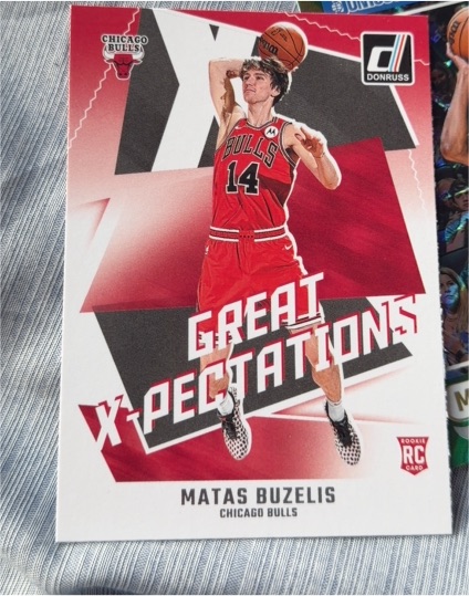 2023 Donruss Great Xpectations Matas Buzelis — front