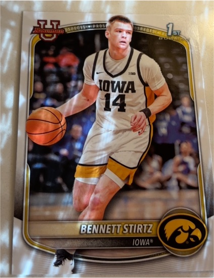 2021 Panini Contenders Draft Picks #1 Bennett Stirtz — front