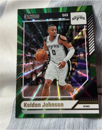 2021 Donruss #SAS Keldon Johnson — front