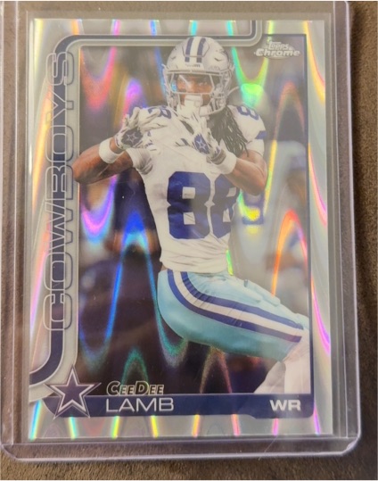 2020 Topps Chrome #82 CeeDee Lamb — front
