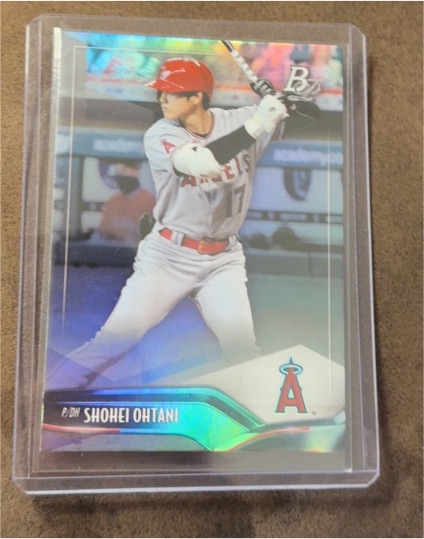 2021 Bowman Platinum #BPT-17 Shohei Ohtani — front