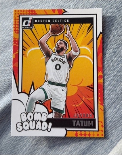 2020 Donruss Bomb Squad Jayson Tatum — front